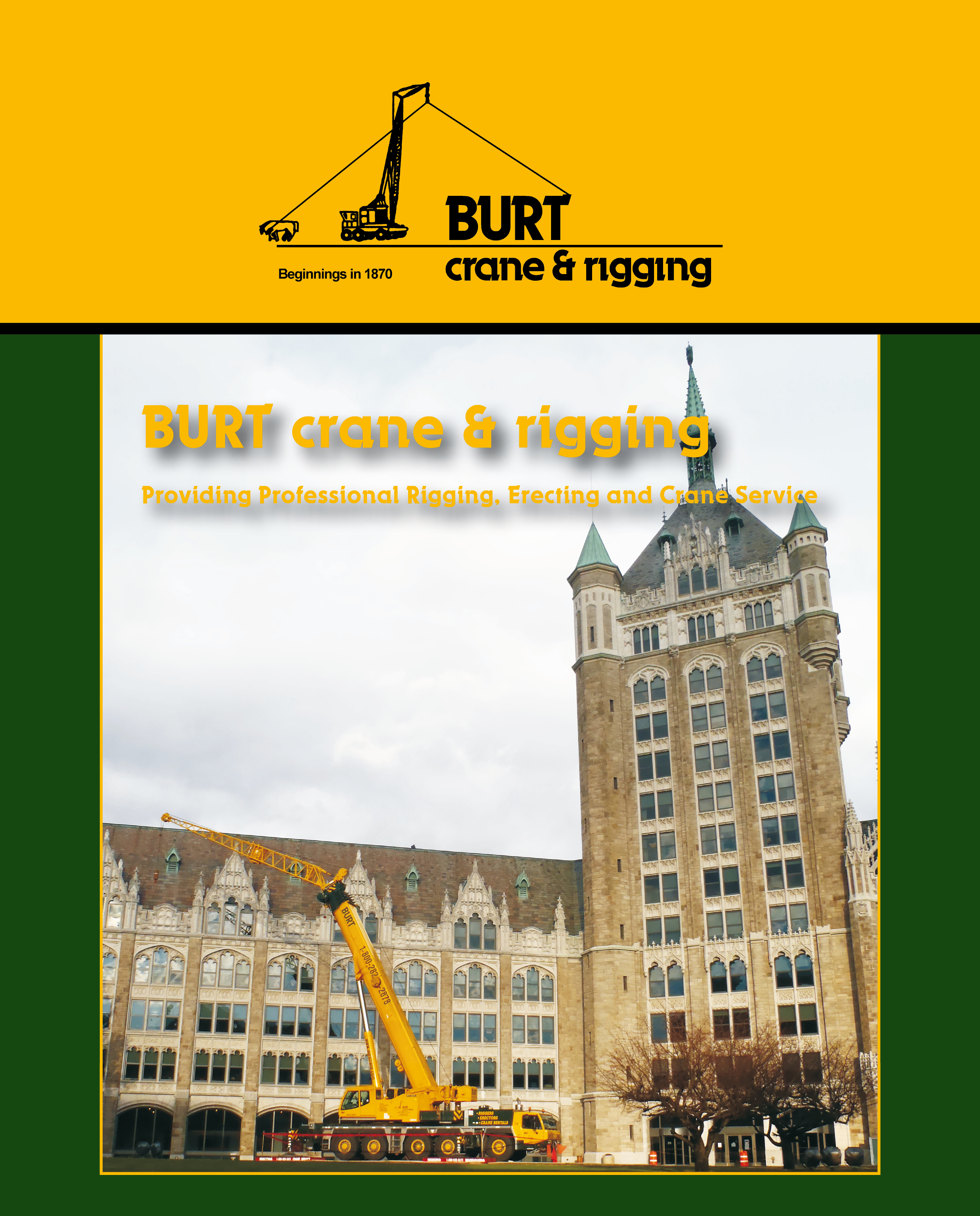 Burt Crane Equipment guide 2011