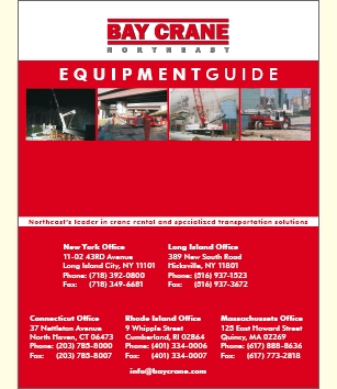 2011 Equipment guide for Bay Crane