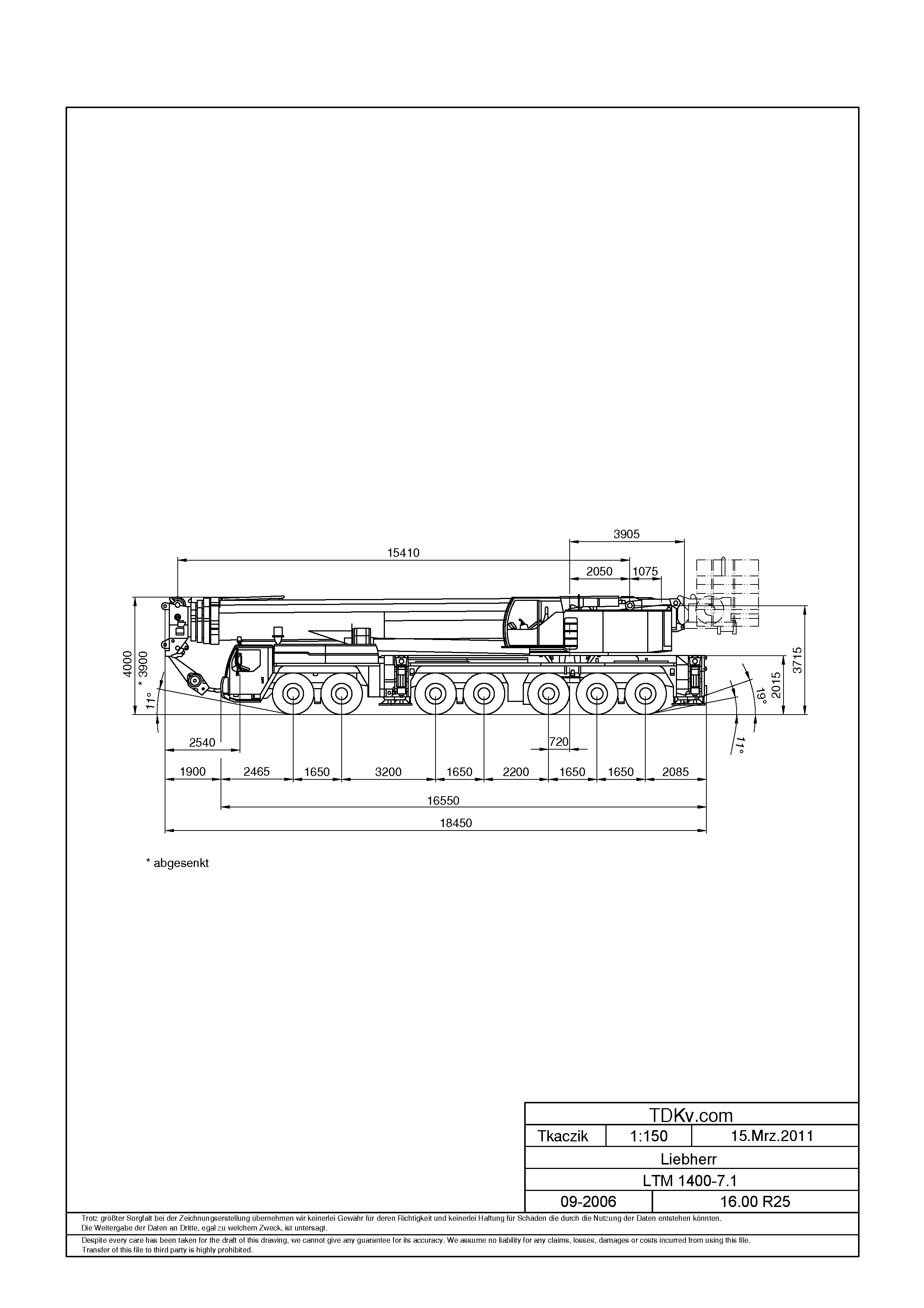 Liebherr Ltm 1400 Load Chart