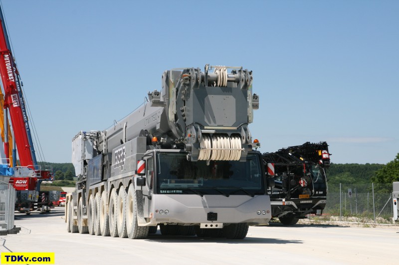 Liebherr LTM 1750-9.1 on Liebherr crane days in June 2012