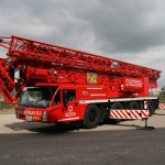 Spierings mobile tower crane SK498-AT4 from Hardeman