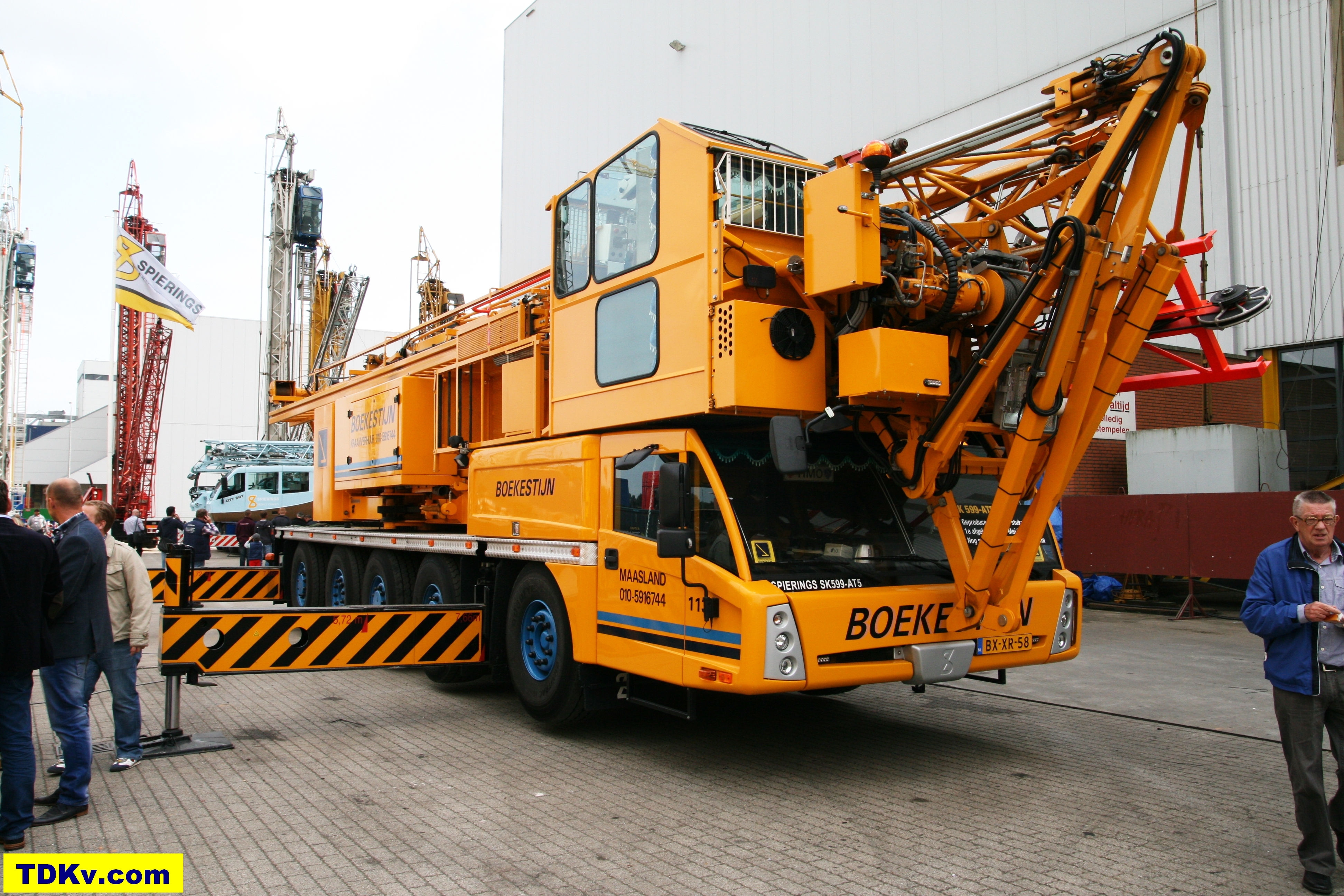 Spierings mobile tower crane SK599-AT5 from Boekestijn