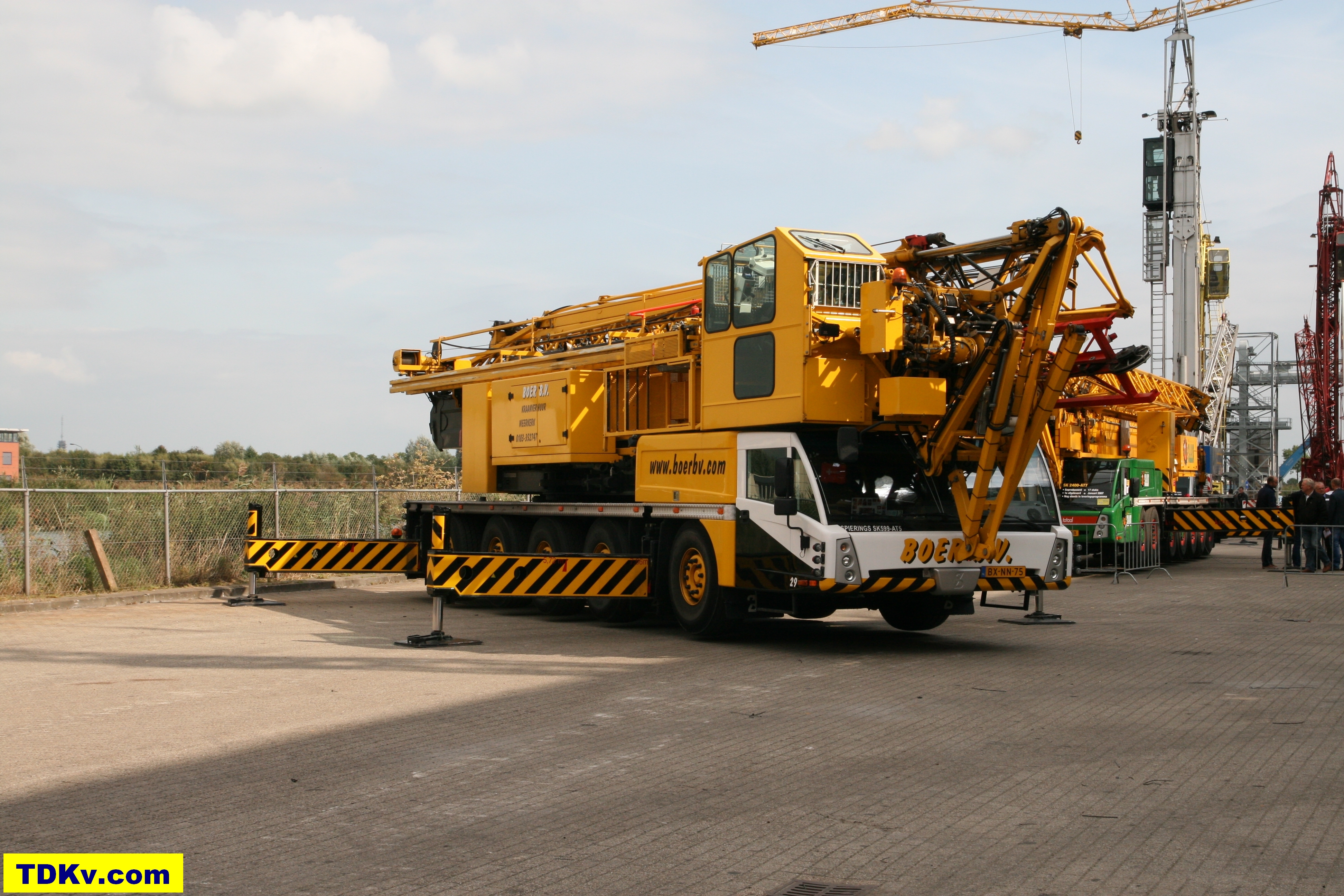Spierings mobile tower crane SK599-AT5 from Boer BV