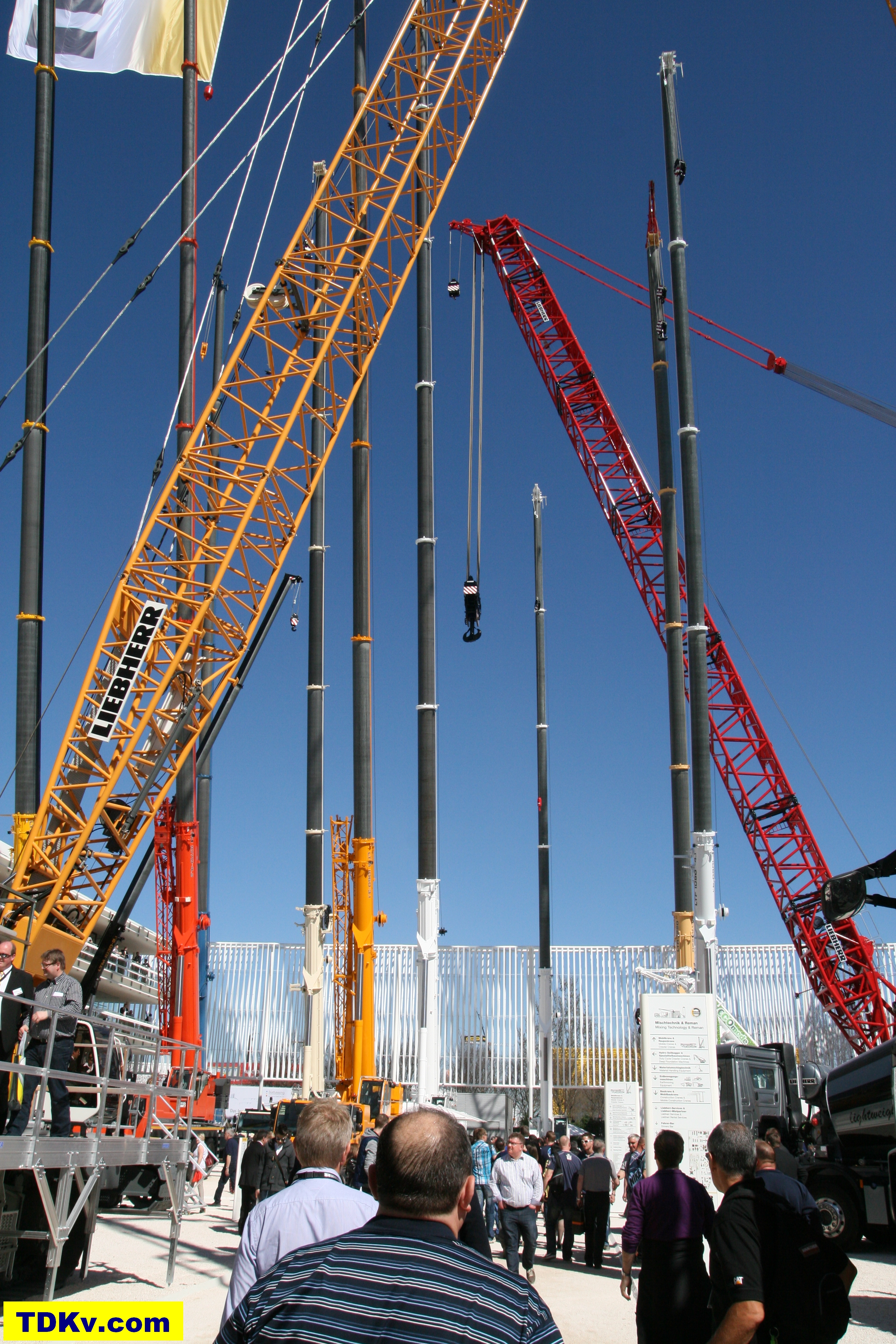 Liebherr cranes Bauma 2013